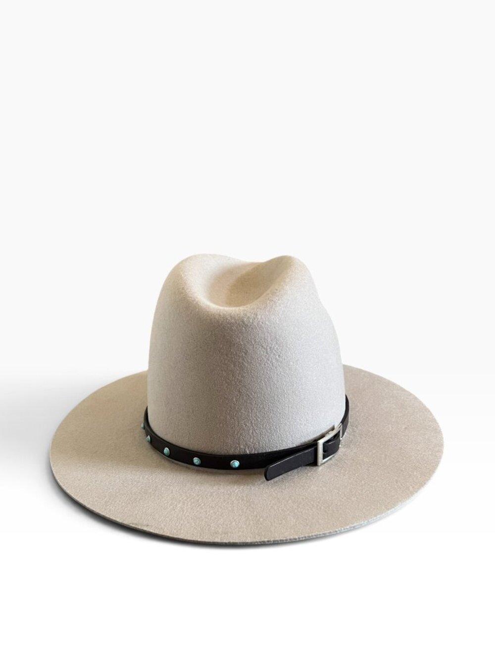 Gigi Pip Australian Wool Billie Western Style Banded Hat In Tan 59 M/L - Picture 6 of 11
